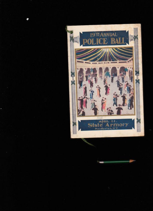 1926 program  Rochester NY 19th Annual Police Ball  