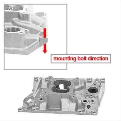 Edelbrock Performer Intake Manifold 2114 GM V6 4.3L Fits Vortec Heads 