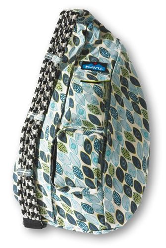 Kavu Rope Bag   Blue Leaf 0782519135557  