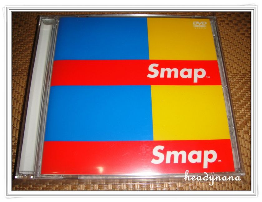 SMAP KIMURA TAKUYA 2000 LIVE Smap DVD JAPAN VERSION  