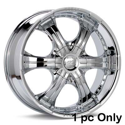 1Pc Only) 22 Zinik Z6  Brescia Wheel Wheels Rims 6Lug  