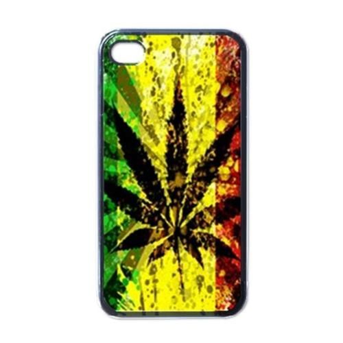 Rasta Reggae smoke Weed Iphone 4G Hard case  