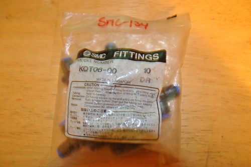 SMC UNION FITTING KQT06 00 KQT0600 NEW LOT OF 10  