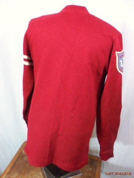 Vtg 50s.Letterman College School Varsity Letter Award sweater. Mens M 