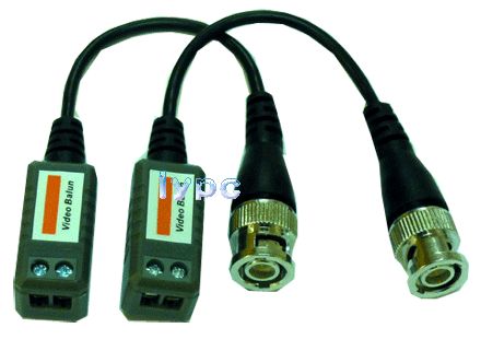 Network CAT5 to Camera CCTV BNC Video Balun Transceiver  