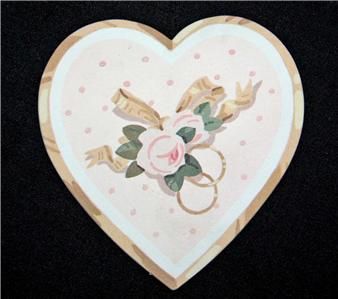 12 Hallmark Blank Note Cards Gift Wedding Heart Shape  