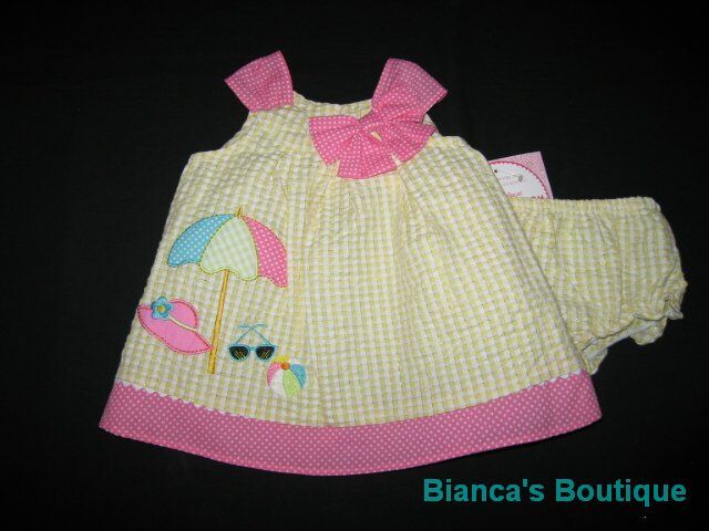   Sun Dress Girls Baby Clothes 6 9m Summer Spring Boutique Party  