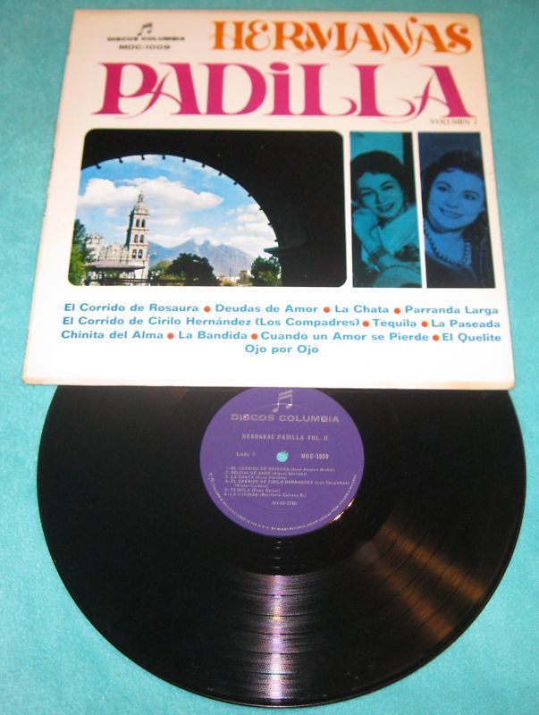 HERMANAS PADILLA VOL. 2 LP DISCOS COLUMBIA MDC 1009  