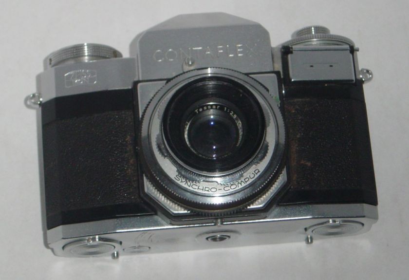 Zeiss Ikon Contaflex II (2) 35mm Rangefinder Film Camera with 45mm 