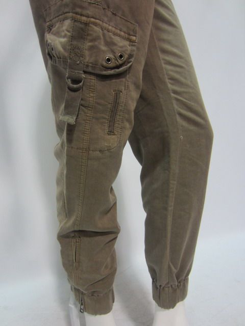 Marrakech womens dierdre mushroom beige capri cargo pants $162 New 