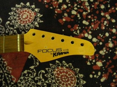 Kramer Focus 111S 1115 Strat Style Guitar Neck Maple on Maple 80s MIJ 