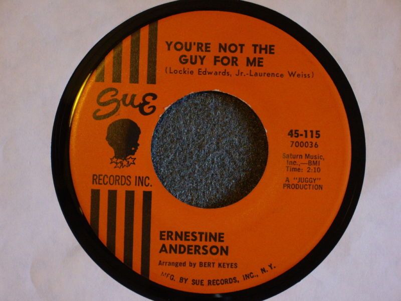 Ernestine Anderson Youre Not The Guy For Me Sue 115 M   