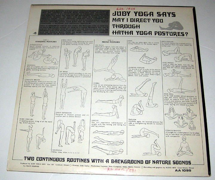 JUDY LIPKE Judy Yoga Says NM/MINT  