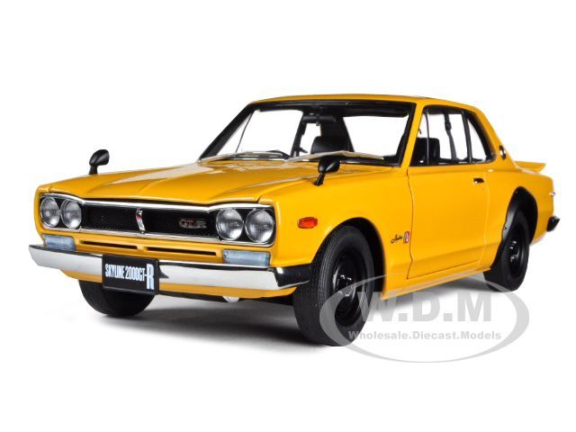 1ST GENERATION NISSAN SKYLINE 2000 GT R (KPGC11) ORANGE 118 BY 