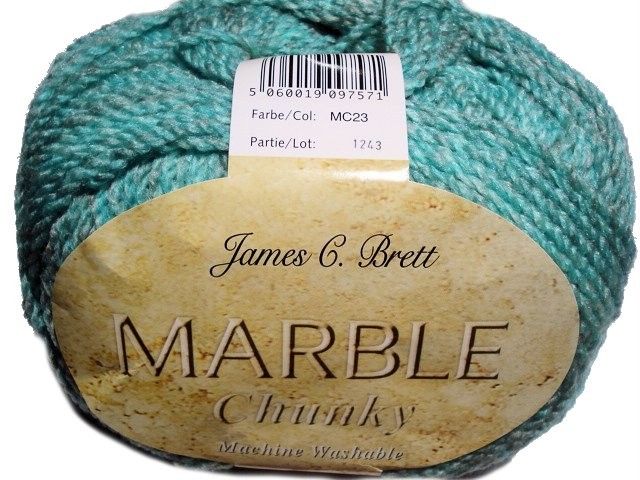   BRETT MARBLE CHUNKY MACHINE WASHABLE WOOL YARN   200g BALL  