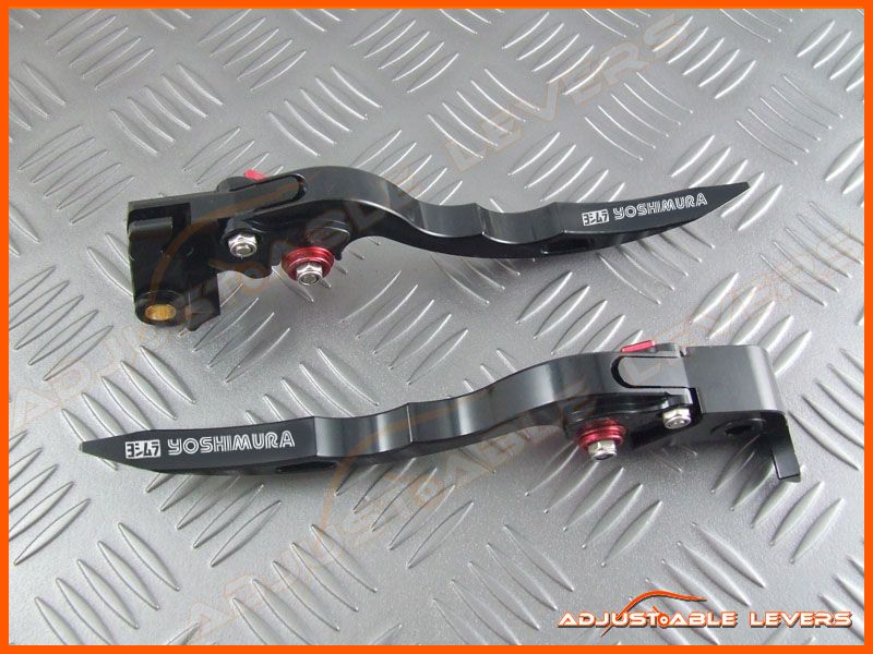 99 10 Suzuki SV650 S Black Blade Levers Yoshimura Logo  