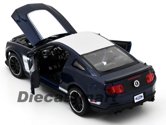 MAISTO 124 2011 FORD MUSTANG BOSS 302 NEW DIECAST MODEL CAR NAVY BLUE 