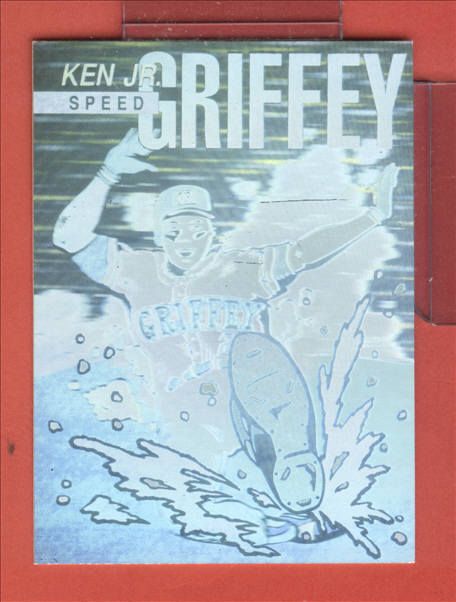 YA) 1992 Arena Hologram KEN GRIFFEY JR. Speed Mariners  