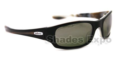 NEW REVO SUNGLASS POLARIZED RE 2043 01 BLACK CHECKPOINT 745016234635 