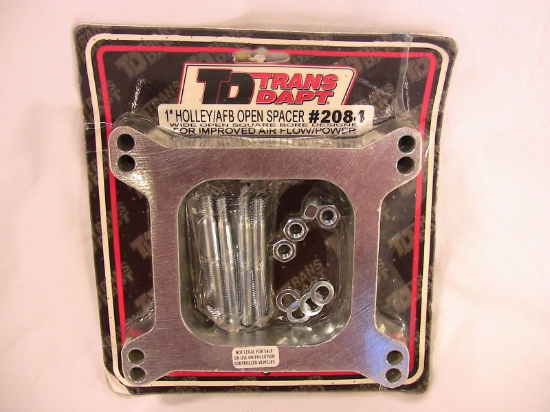 Trans Dapt Performance Aluminum 4 bbl Carb Spacer 2084  