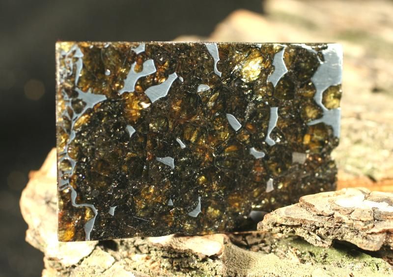 ALMOST FULLY OLIVINE PALLASITE METEORITE SEYMCHAN 23g  