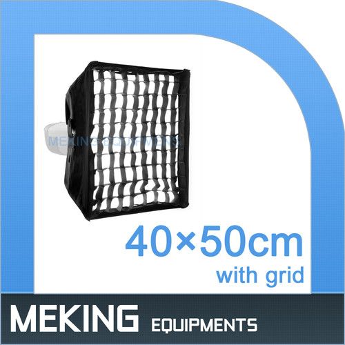 Softbox With Honeycomb Grid 40cmx50cm / 16x20 Bowens  