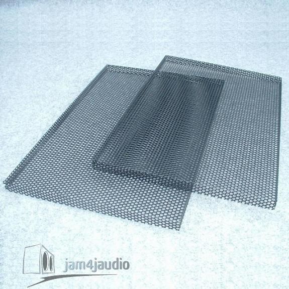 15in x 22in preformed perforated steel speaker grills  