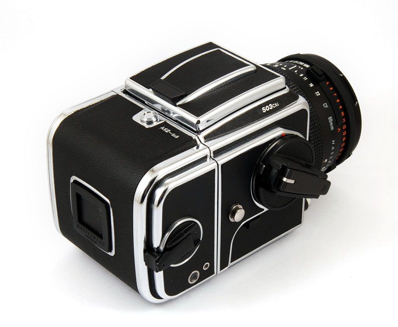 EX+* Hasselblad 503CXi w/ Planar CF T* 80mm f/2.8+ A12 back in Silver 