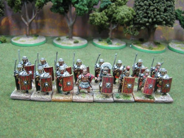 28mm Ancient WAB DPS painted Roman Infantry W124  