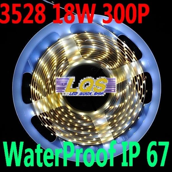   Strip 3528 Waterproof IP67 300p Flexible Bar Home DecColor WRGB  