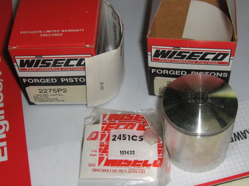 polaris rxl txl 340 vintage snowmobile +.020 pistons  