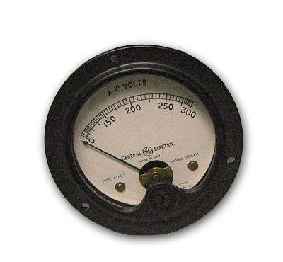 General Electric AC Volt Meter 0 300 Lot of 4   