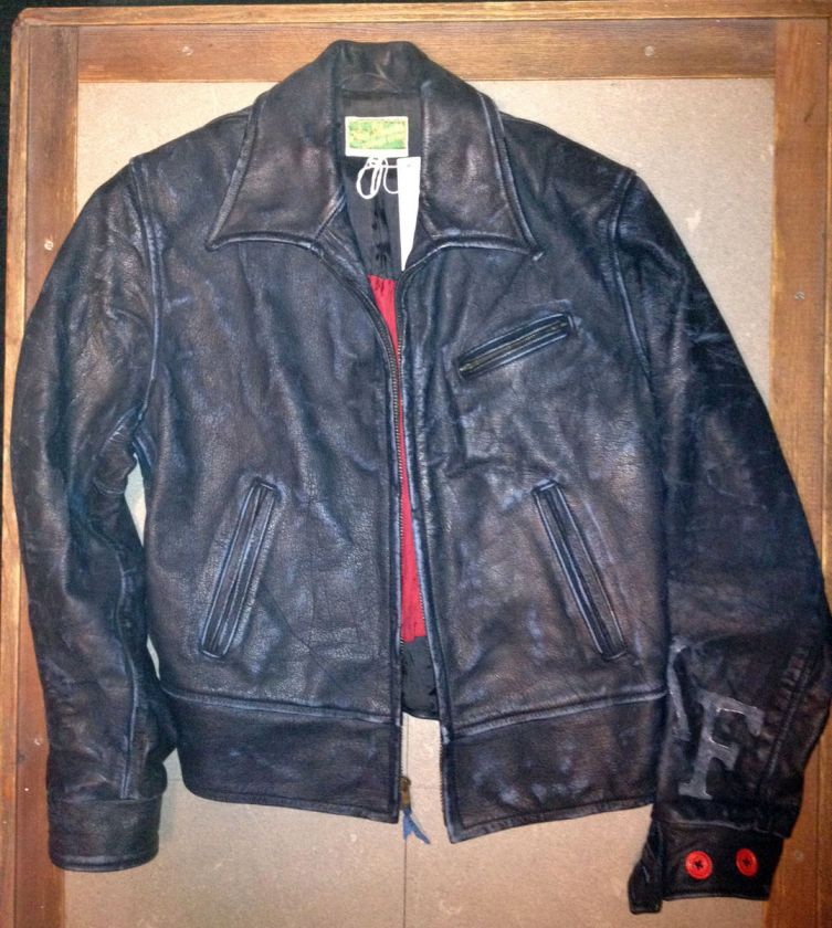   Levis VIntage Collection Blue Blush 30s Leather Jacket Aero  