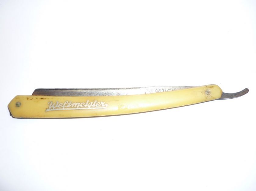 Antique Straight Razor Solingen Otto Busch Weltmesiter 1920`s  