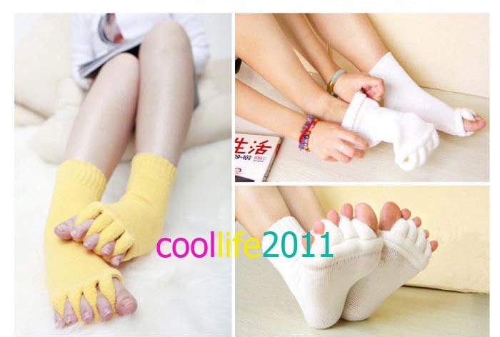 Foot&Toes Alignment Socks Stretch tendons ,five toes sock  