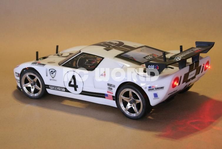 10 RC FORD GT GT40 RACE CAR BRUSHLESS RTR  BRAND NEW  40 MPH++ 