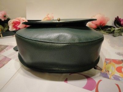 COACH 4401 GREEN ITALIAN LEATHER MADISON CARLYLE BAG  