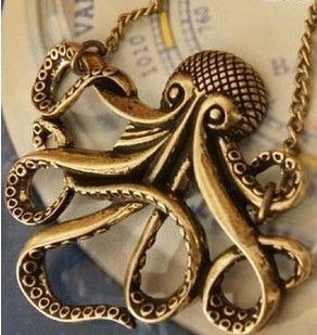 Gk4676 New Fashion Jewelry Retro Pirates of the Caribbean Octopus 