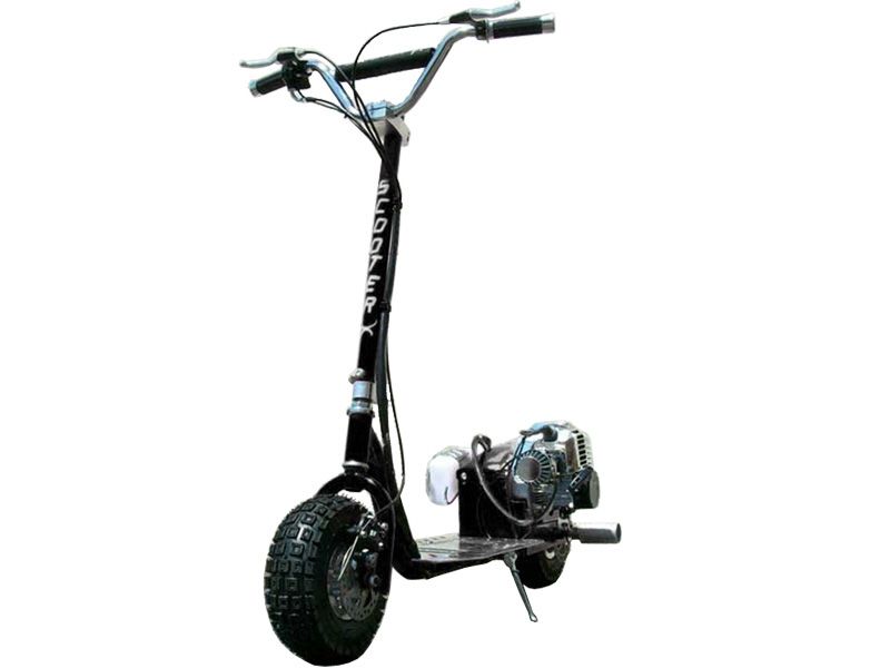 NEW 49CC KIDS CHILDRENS BLACK GAS POWERED MOTOR SCOOTER BIKE RAZOR 