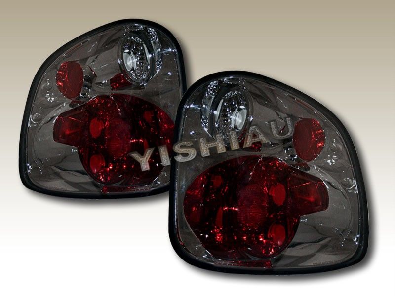 97 98 99 00 F150 F 150 Flareside Tail Lights Smoke Euro  