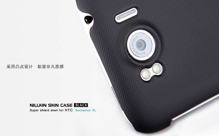 Hard skin Case Cover + LCD Guard for HTC Sensation XL/Bass/Runnymede 