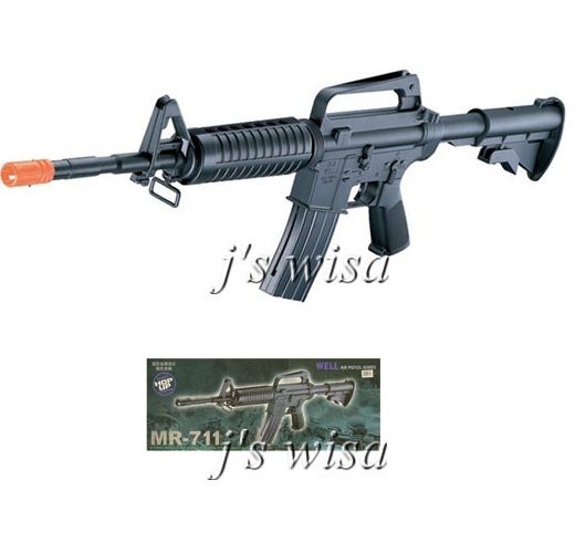 WELL MR711 M16A4 M4 M16 AIRSOFT SPRING RIFLE GUN MR 711  