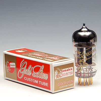 Gold Lion ECC83 / 12AX7 Gold Pin Cryo Vacuum Tube  