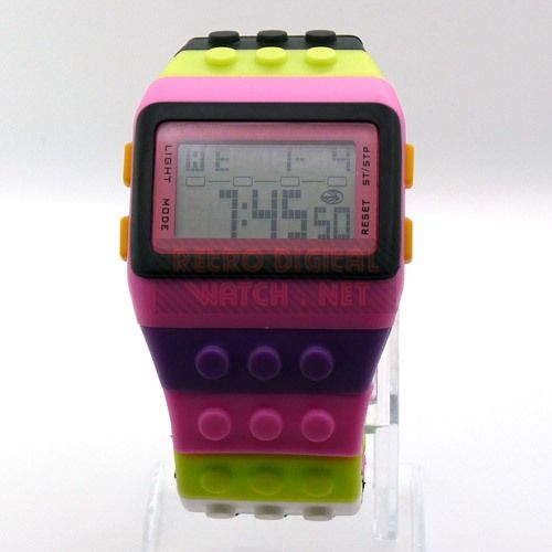 LEGO WATCH 80s Retro Colour Digital Fashion UK Seller  