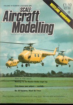 SCALE AIRCRAFT MODELLING OCT 87 WESTLAND WHIRLWIND RAF  