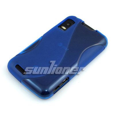 Motorola Atrix 4G MB860 ME860 TPU Silicon Case Skin Cover + Screen 