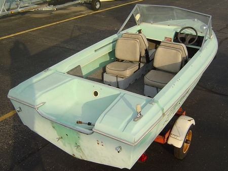 14 Shell Lake Lund Dart Fiberglass Runabout Boat 14 Shell Lake Lund 