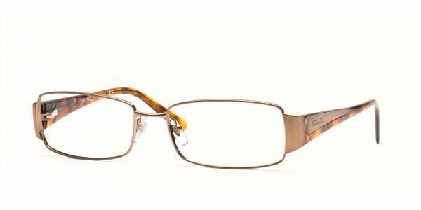 NEW VERSACE VE 1110 1045 HAVANA TORTOIS EYEGLASSES 53MM  