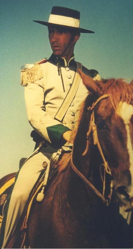 THE ALAMO MEXICAN LANCERS UNIFORM 2 STRIPER HOLLYWOOD  