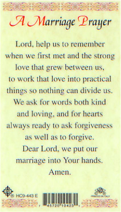 Marriage Prayer